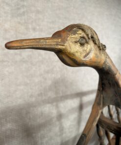 Antique sled- front viewl of the bird's head- Styylish