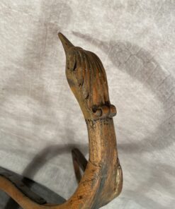 Antique sled- back view of the bird's head- Styylish