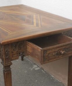 18th Century Farm Table- open drawer- styylish