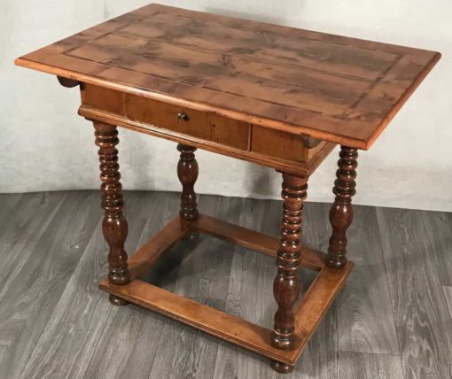 German Baroque Table- three-quarter view- Styylish