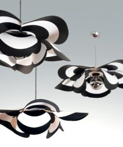 Black and White Pendant Light three pieces- Styylish