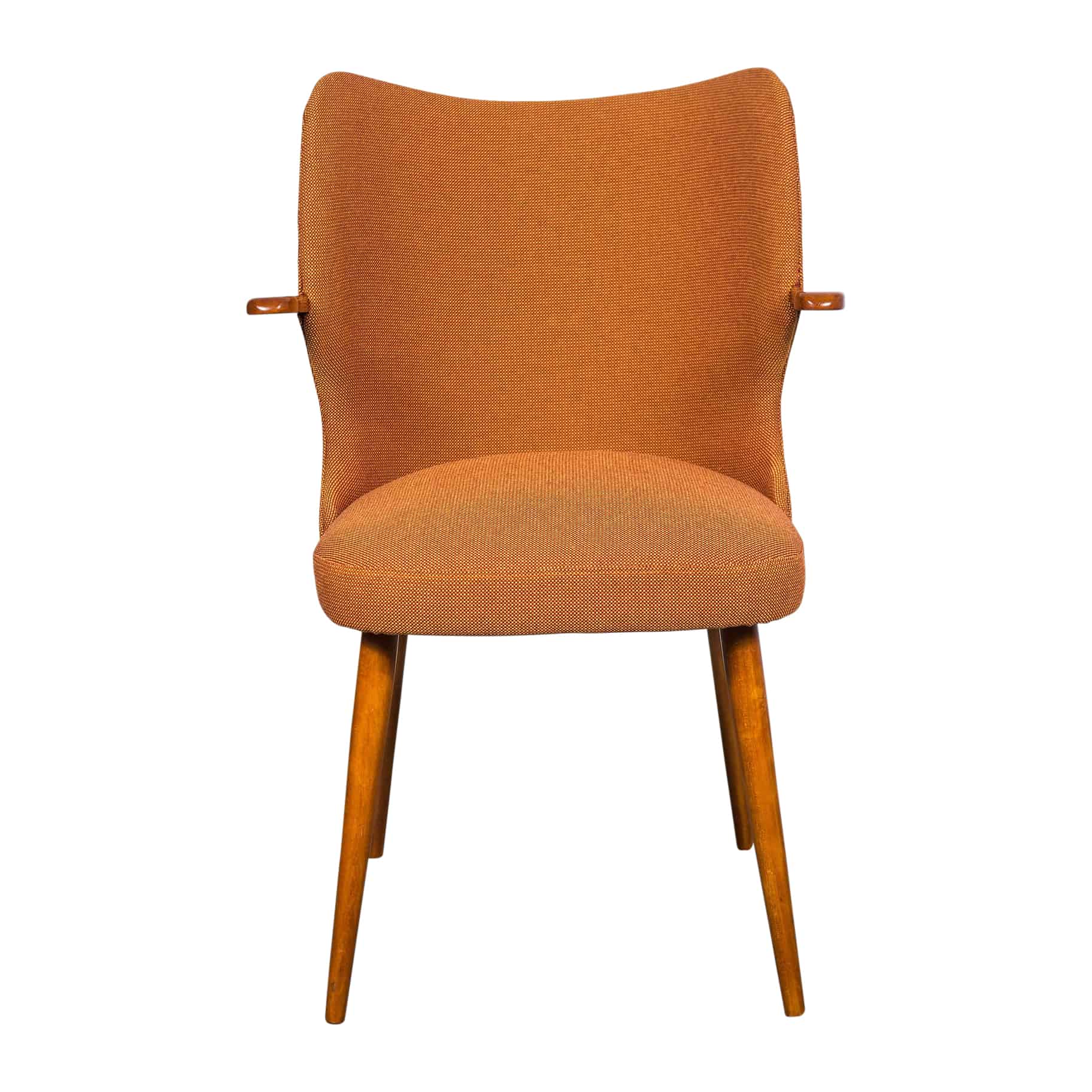 Orange Armchair 1970-Styylish