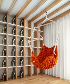Hanging Chair- Swing In orange- Styylish