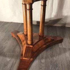 Biedermeier walnut dining table- detail of view of the base- Styylish