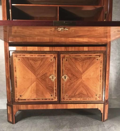 French Antique Secretary Desk- view of the open writing flap- Styylish