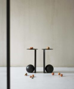 Modern Pedestal Side Table, Sion, set of two- Styylish