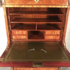 French Antique Secretary Desk- detail of the open writing flap- Styylish