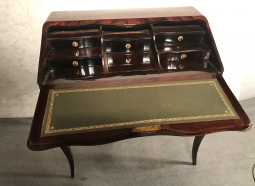 Louis XV Secretary Desk- detail view of the writing compartment- Styylish