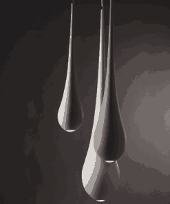 Alternative view of Modern Pendant Light "Drop", Hand Made