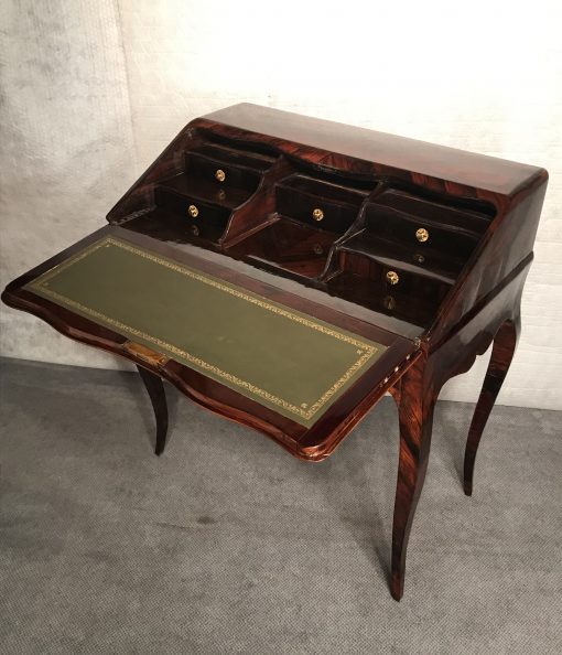 Louis XV Secretary Desk- view with open writing flap- Styylish