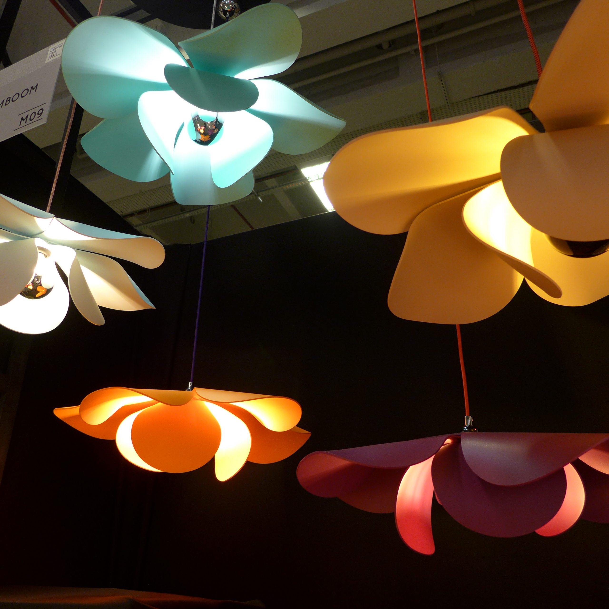 Flower Pendant Light panel of colors- Styylish