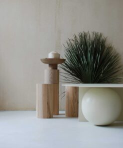 Modern Wooden Coffee Table, Fuku ball detail- Styylish