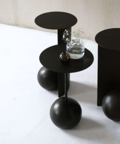 Modern Pedestal Side Table, Sion, composition - Styylish