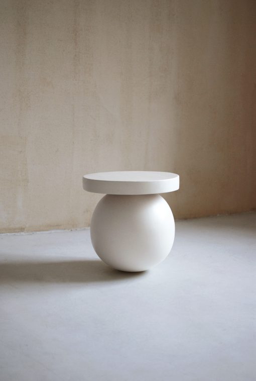 Modern Wooden Side Table, white- Styylish