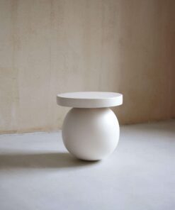 Modern Wooden Side Table, white- Styylish