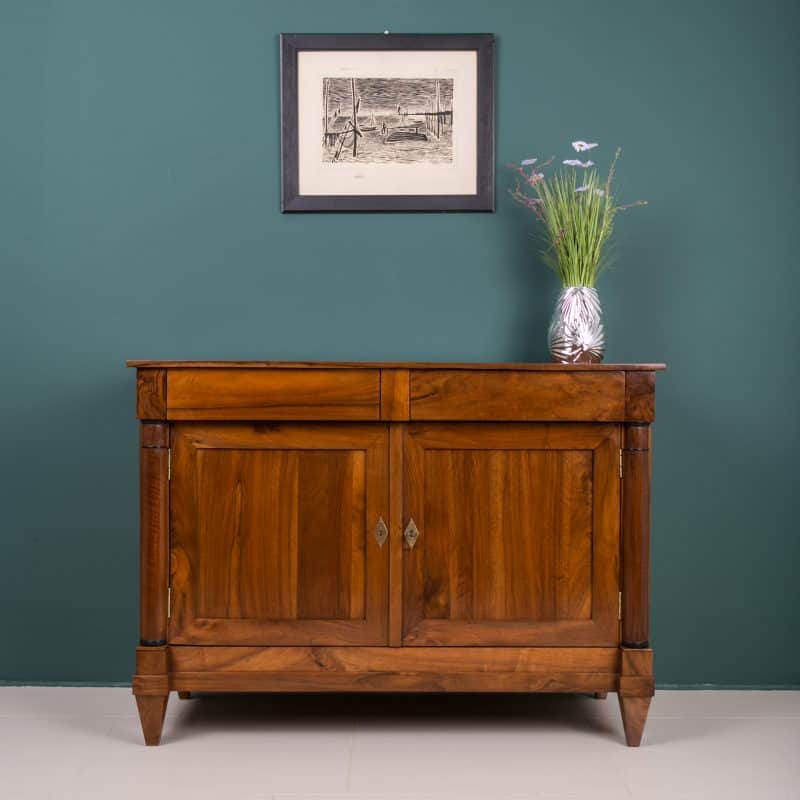 French Antique Credenza on a grey background- Styylish