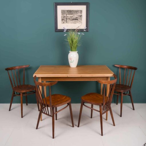 Mid Century Tatra Chairs around a table- Styylish