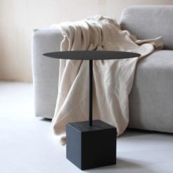 Side Table Modern, Ross with a sofa- Styylish