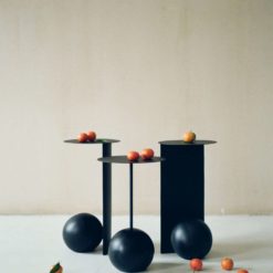 Modern Pedestal Side Table, Sion with Sen- Styylish