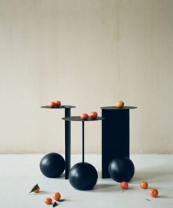 Modern Pedestal Side Table, Sion with Sen- Styylish