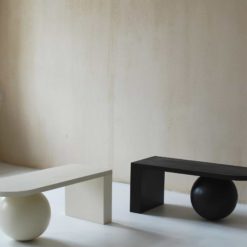 Modern Bench, Hen, black and salak- Styylish