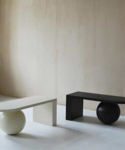 Modern Bench, Hen, black and salak- Styylish