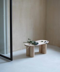 Modern Wooden Bench, Less in the entry way- Styylish