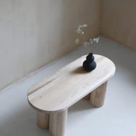 Modern Wooden Bench, 