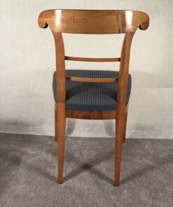 Pair of walnut Biedermeier Chairs- view of one chair from the back- Styylish