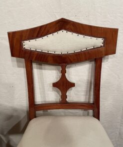 Mahogany Biedermeier Chairs- Detail view of the back- Styylish