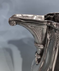 Silver coffee and tea set- detail- Styylish