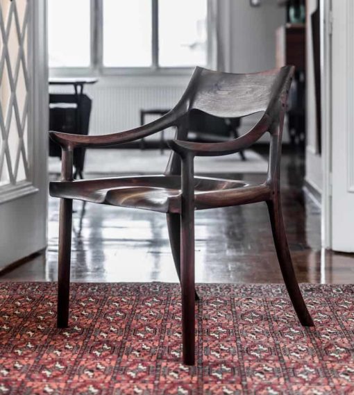 Low back chair, Sam Maloof replica- shown in the living space- Styylish