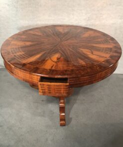 Neoclassical Dining Table- view of the table with open drawer- Styylish