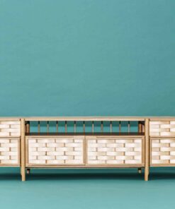 Custom Made Sideboard on a blue background- Styylish