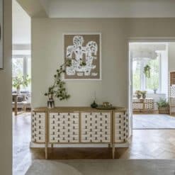 Modern Credenza in the entryway- Styylish