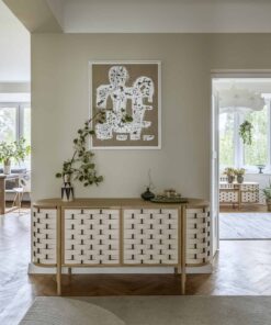 Modern Credenza in the entryway- Styylish