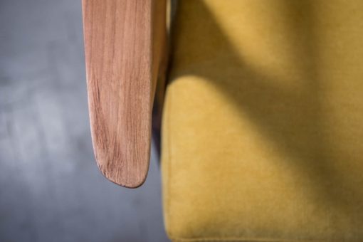 Z Chair, Inspired by Danish Midcentury Design- end of armrest detail- Styylish