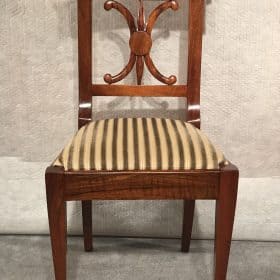 Original Biedermeier Chairs, Set of 4, 1820