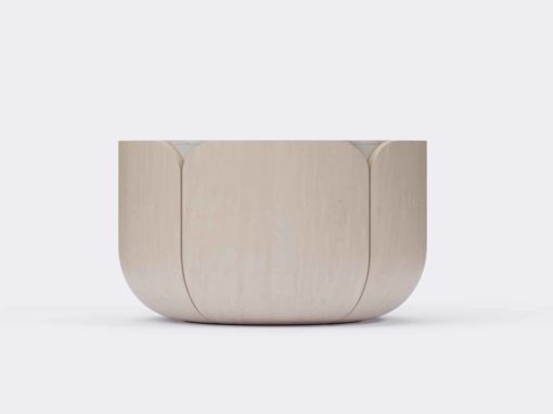 Light Colored Coffee Table- Bloom- side view- Styylish