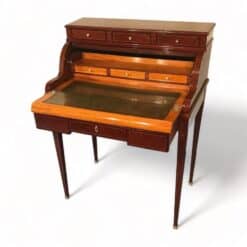 French Secretary Desk- view with open cylinder top- Styylish