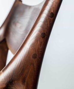 Low back chair, Sam Maloof replica- wood detail- Styylish