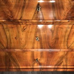 Biedermeier three drawer dresser- view of the front of the drawers- Styylish