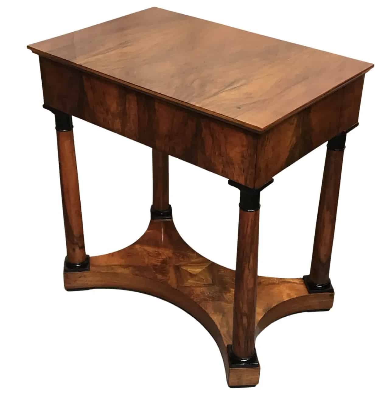 Biedermeier walnut console table- Styylish