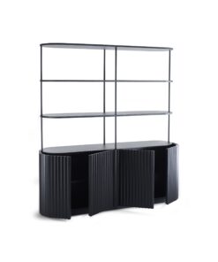 Modern Design Bookcase- Eternel- doors open- Styylish
