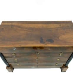 Walnut Biedermeier chest of drawers- view from above- Styylish