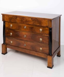 Walnut Biedermeier chest of drawers- side view- Styylish