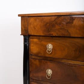 Walnut Biedermeier Chest of Drawers, first half of the 19th century