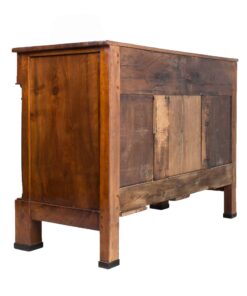 Walnut Biedermeier chest of drawers- back view- Styylish