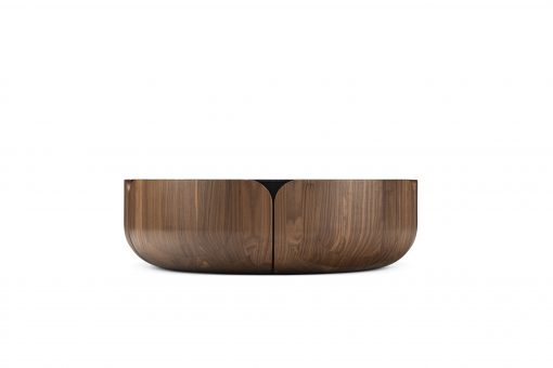 Large Walnut Coffee Table- Bloom- side view- Styylish