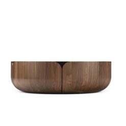 Large Walnut Coffee Table- Bloom- side view- Styylish